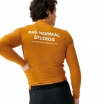 Pas Normal Studios - Herren Mechanism Long Sleeve Jersey — Gebrannte Orange