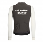 Pas Normal Studios - Herren Mechanism Long Sleeve Jersey — Off White Black